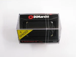 DiMarzio F-spaced D Activator X Bridge Humbucker Black DP 222 - Picture 1 of 1