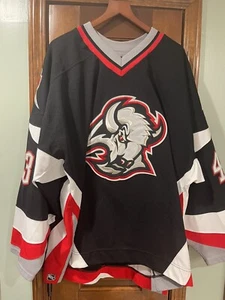 Pro Authentic KOHO Martin Biron #43 Signed Buffalo Sabres Team Issued Jersey - Picture 1 of 23