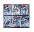 New BICYCLE 6 Decks Poker Red/Blue Playing Cards Standard or Jumbo Face