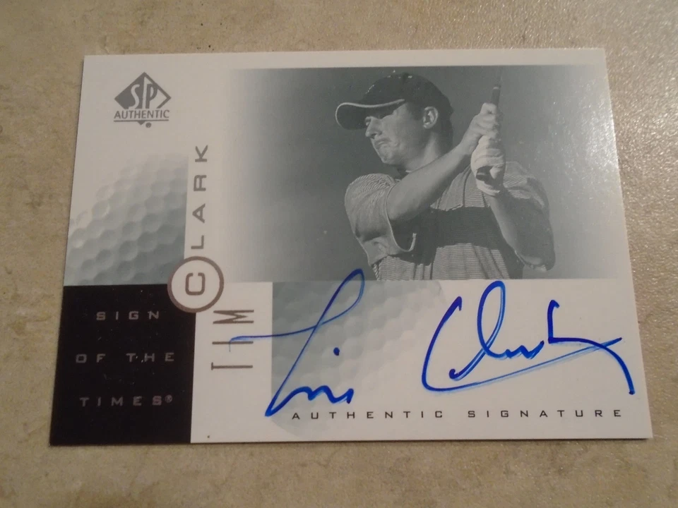 2001 SP Authentic - Sign of the Times Tim Clark #TC (AU, RC) - Image 1 of 4