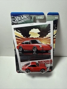 HOT WHEELS SERIE PLATA ICONOS NACIONALES 5/5 ROJO 67 PORSCHE 911 R - Imagen 1 de 3