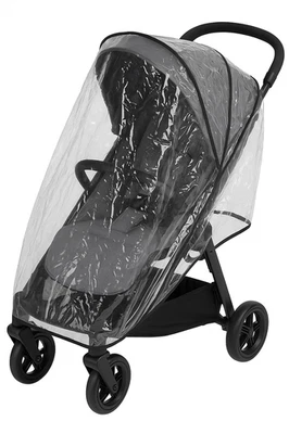 CUDDLES COLLECTION Universal Pushchair Raincover – Waterproof Clear PVC Rain Cover for Strollers