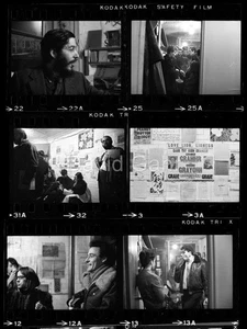 '65 Tuli Kupferberg The Fugs Peace Eye Bookstore Gahr 35mm 6 Negative Lot A815 - Picture 1 of 1