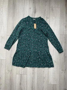 Hush Malia Floral Print Dress Green Size 12 Brand New With Tags RRP:£69 - Picture 1 of 5