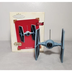 Hallmark Keepsake Star Wars Tie Fighter With Sound Ornament 2003 Open Box New - Picture 1 of 7
