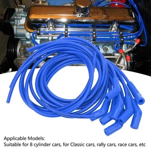 ˜45° 135° Sparking Plug Ignition Wire Set With Dustproof Cover High Performance - Picture 1 of 22