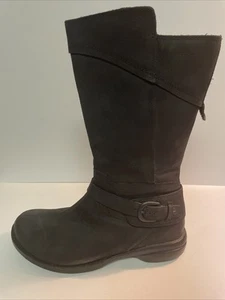 Merrell Boots Captiva Buckle Down Waterproof Leather Zip Black J69130 Womens 10 - Picture 1 of 14