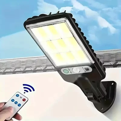 Solar Outdoor LED Wall Light with Human Body Waterproof Induction - Image 1 of 4