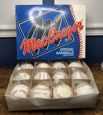 One Dozen MacGregor Official Baseballs Little League 76C 79 76SP Lot NEW Unused - Image 1 of 4