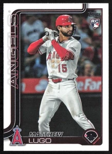2025 Topps Update Series Base Matthew Lugo RC Los Angeles Angels #US314 - Bild 1 von 2