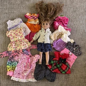1997 Just Pretend 18.5” Doll Brown Hair & Eyes Freckles +Clothing *READ - Picture 1 of 13