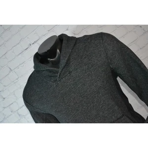 J Crew Shawl Sweater Mens Size Small Vintage Fleece With Pockets Gray Pullover - Picture 1 of 8
