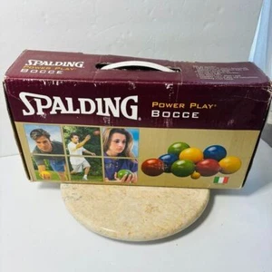Spalding Bocce Ball Classic Set Lawn Bowling Italy Made - Picture 1 of 8