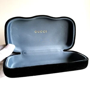 fodero occhiali da sole vista GUCCI box sunglasses custodia case nero black big - Bild 1 von 3