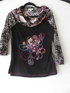 ORIENTIQUE NATURALLY AUSTRALIAN LONG SLEEVE FANCY TOP SIZE 12 - Picture 1 of 5
