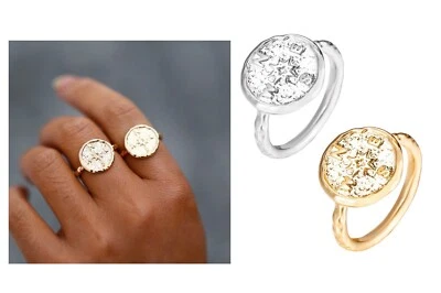 Anello Bussola Donna Uomo Unisex Argento Oro Occasione Bijoux Mignolo Idea Regal - Immagine 1 di 4