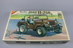 ZF1345 Nichimo 1/16 maquette voiture MC-1609 Big Jeep H-J58 Motorized Motor - Imagen 1 de 12