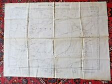 1925 Antique Anglo-Egyptian Sudan Silk Map Survey Office Khartoum Tonj Sheet 77D