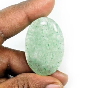 69 Cts Strawberry Quartz Oval Cabochon Natural Loose Gemstone 41x28 mm. MI20-06 - Picture 1 of 8