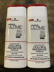 2- Schwarzkopf Essence Ultime Diamond Color Conditioner With Gloss Serum13.6 Oz - Picture 1 of 2