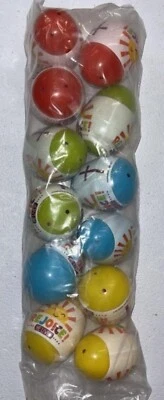 HUEVOS DE PASCUA DE PLÁSTICO REGOCÍJATE CON SILBATO INTERIOR - PAQUETES DE 2-12 Foto 1 de 2