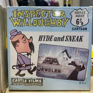Inspector Willoughby Hyde & Sneak Super 8 mm Film CASTLE Filme 200 Fuß neu versiegelt - Bild 1 von 1