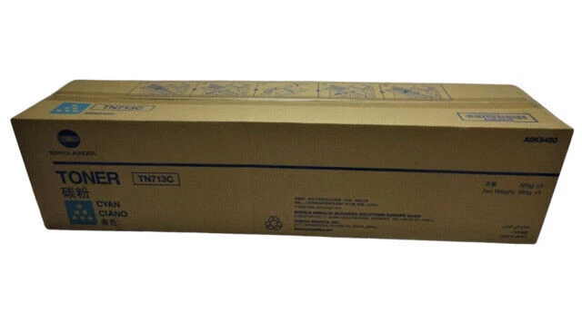 Konica Minolta TN-713C Toner Cartridge - Cyan (A9K8430)