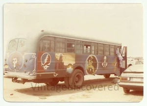 Grateful Dead Bus 70er Jahre Original Typ 1 Schnappschuss Foto - Bild 1 von 1