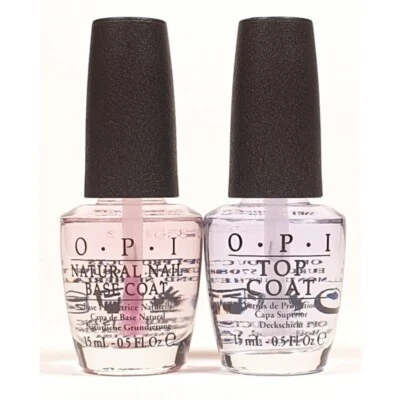 OPI NAIL LACQUER BASE + TOP COAT Duo On Sale - Image 1 of 2