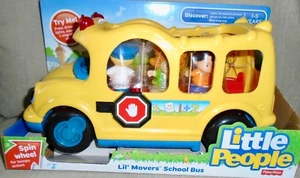NEW FISHER PRICE LITTLE PEOPLE LIL' MOVERS SCHOOL BUS (U2) & (U3CL) - Picture 1 of 2