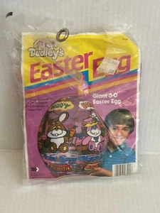 Huevo de Pascua inflable 3D de plástico Dudley’s de colección - Imagen 1 de 9