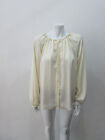 Ladies Womens Primark Cream Pleated Gathered Top Size 10 Used