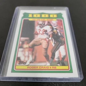1988 Topps 1000 Yard Club #19 ROGER CRAIG San Francisco 49ers - Picture 1 of 3