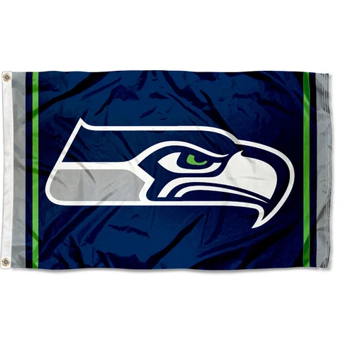Seattle Seahawks Logo 3x5 Banner Flag Cover