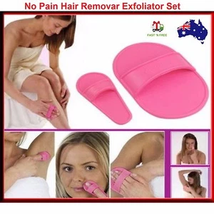 Hair Removal Set Smooth Legs Skin Face Upper Lip Arm Exfoliator Pads Remover - Picture 1 of 2