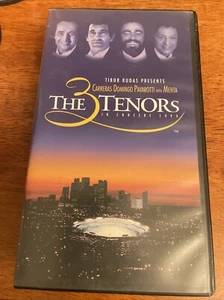 The 3 Tenors in Concert 1994 VHS Original Hardcase Booklet Pamphlet - Picture 1 of 5