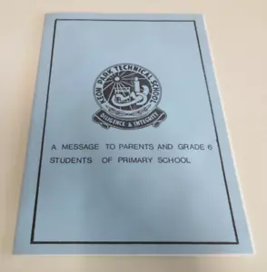 Keon Park Technical School - Information Booklet for Parents - 12 Pages - 1985 - Picture 1 of 12