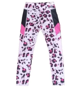Girl's size 7/8 pink and white leopard print leggings Justice nwot - Picture 1 of 1