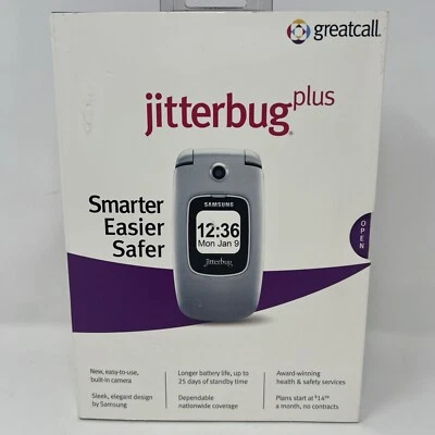 Samsung Jitterbug Plus SCH-R220 - Silver New - Image 1 of 4