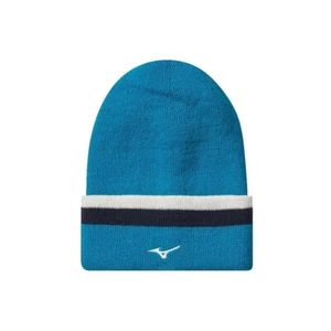 MIZUNO BREATHE THERMAL GOLF BEANIE HAT BLUE ONE SIZE BRAND NEW - Picture 1 of 2