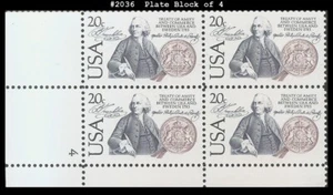 USA3 #2036 MNH PB4 EE. UU. - Suecia - Imagen 1 de 1
