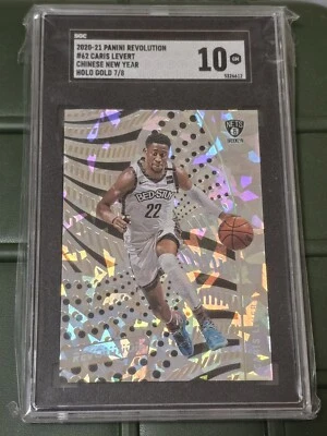 2020-21 Panini Revolution Basketball Caris Levert Chinese New Year /8 Sgc 10 - Image 1 of 2
