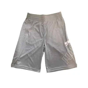 Puma Boys Basketball Shorts, Size 5 Light Heather Grey, inseam 7'' NWT - Picture 1 of 4