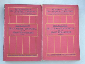 Syndromes douloureux de la région épigastrique Gutmann 2 vol. Doin 1947 médecine - Foto 1 di 1