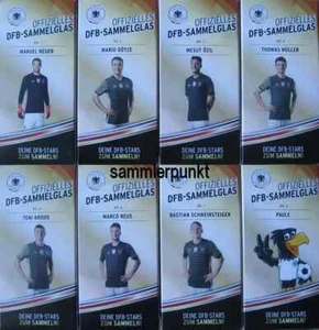 Komplettsatz REWE DFB SAMMELGLÄSER zur EM2016 in Frankreich - Afbeelding 1 van 1