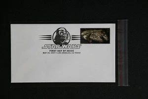 💎STAR WARS FIRST DAY OF ISSUE MAY 25 2007 LOS ANGELES STAMP MILLINIUM FALCON💎 - Picture 1 of 1