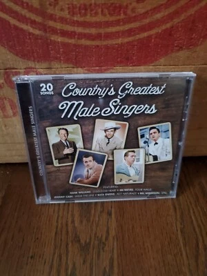 Country's Greatest Male Singers 20 Songs CD Hank Williams - Jim Reeves & More Foto 1 de 3