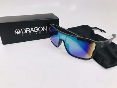 NEW DRAGON Sunglasses DR TOLM ION 045 Matte Black with Green Ion Lenses - Image 1 of 4