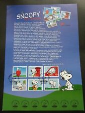*FREE SHIP Portugal Snoopy 2000 Cartoon Animation Postbox (stamp on info sheet)