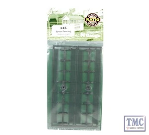 245 Ratio GWR Spear Fencing, Black, Straights N Gauge Plastic Kit - Picture 1 of 1